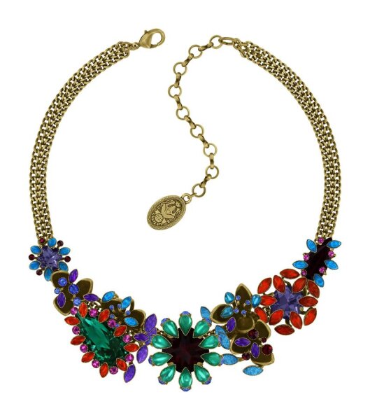 Konplott - Alien Anemone - multi, antique brass, necklace
