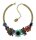 Konplott - Alien Anemone - multi, antique brass, necklace