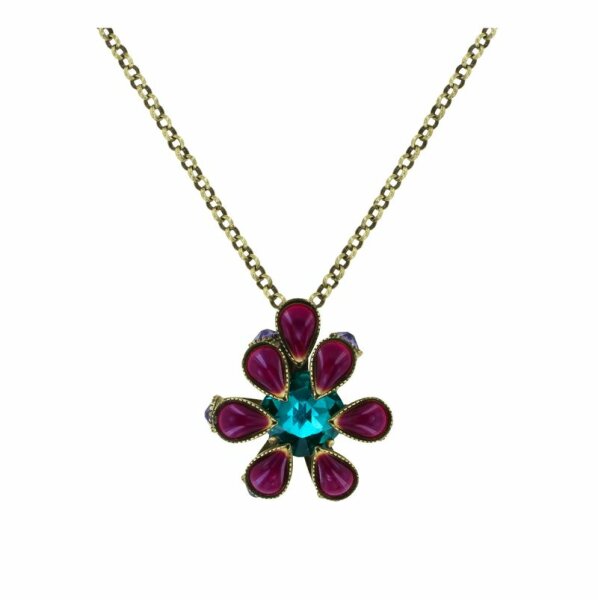 Konplott - Alien Anemone - multi, antique brass, necklace pendant