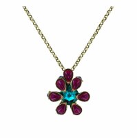 Konplott - Alien Anemone - multi, antique brass, necklace...