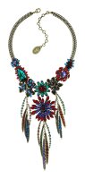 Konplott - Alien Anemone - multi, antique brass, necklace -Y