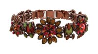 Konplott - Alien Anemone - orange, antique copper, bracelet