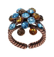 Konplott - Magic Fireball - blue/brown, antique copper,...