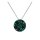 Konplott - Studio 54 - blue/green, antique silver, necklace pendant