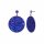 Konplott - Studio 54 - blue/lila, antique silver, earring stud dangling