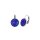 Konplott - Studio 54 - blue/lila, antique silver, earring eurowire