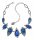 Konplott - Amazonia - blue, antique silver, necklace