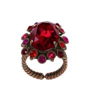 Konplott - Caviar Treasure - Rot, dunkles Antikkuppfer, Ring