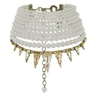 Konplott - Spikes and Pearls - Beige, Weiß,...