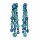 Konplott - Donutissima - blue, antique silver, earring stud dangling