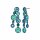 Konplott - Donutissima - blue, antique silver, earring stud dangling