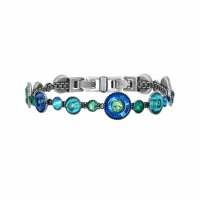 Konplott - Donutissima - blue, antique silver, bracelet