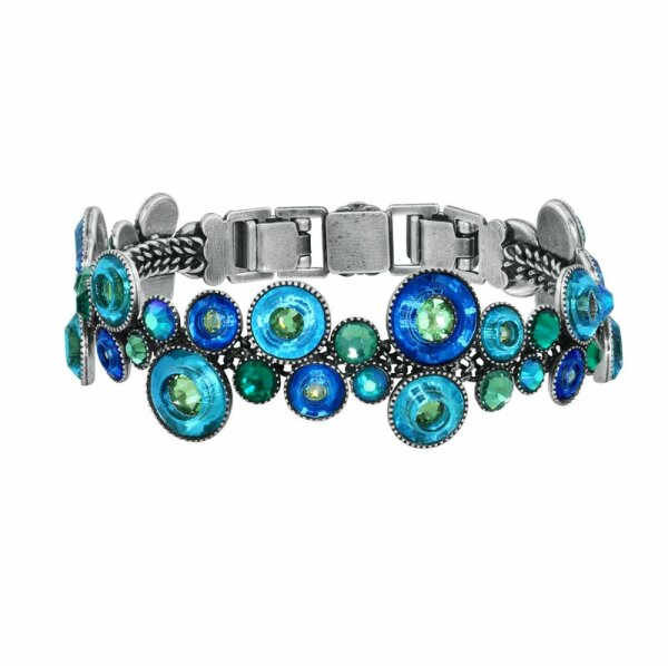 Konplott - Donutissima - blue, antique silver, bracelet
