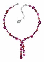 Konplott - Donutissima - dark rose/red, antique silver,...