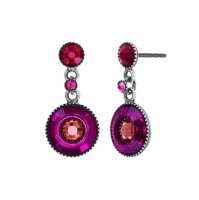 Konplott - Donutissima - dark rose/red, antique silver,...