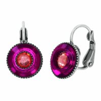 Konplott - Donutissima - dark rose/red, antique silver,...