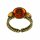 Konplott - Donutissima - Orange, Gelb, Antikmessing, Ring