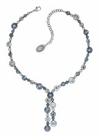 Konplott - Donutissima - grey, antique silver, necklace Y