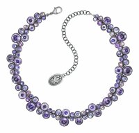 Konplott - Donutissima - lila, antique silver, necklace
