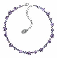 Konplott - Donutissima - lila, antique silver, necklace