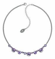 Konplott - Donutissima - lila, antique silver, necklace