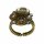 Konplott - Donutissima - Braun/Grau, Antikmessing, Ring