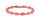 Konplott - Petit Glamour dAfrique - orange, antique silver, bracelet elastic