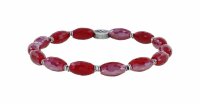 Konplott - Petit Glamour dAfrique - red, antique silver,...