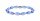 Konplott - Petit Glamour dAfrique - blue, antique silver, bracelet elastic