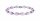 Konplott - Petit Glamour dAfrique - lila, antique silver, bracelet elastic
