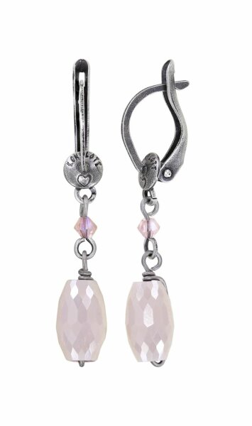 Konplott - Daily Desire - beige, antique silver, earring dangling