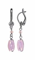Konplott - Daily Desire - pink, antique silver, earring...