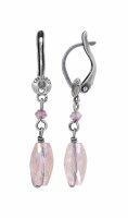 Konplott - Daily Desire - pink, antique silver, earring...