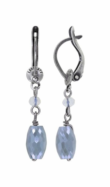 Konplott - Daily Desire - grey, antique silver, earring dangling