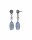 Konplott - Daily Desire - blue/lila, antique silver, earring stud dangling