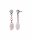 Konplott - Daily Desire - beige, antique silver, earring stud dangling