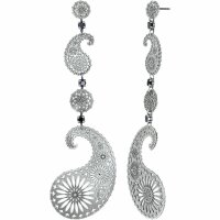 Konplott - Paisley Silver - silver, antique silver,...