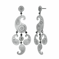 Konplott - Paisley Silver - silver, antique silver,...
