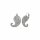 Konplott - Paisley Silver - silver, antique silver, earring eurowire