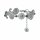 Konplott - Paisley Silver - silver, antique silver, bracelet