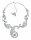 Konplott - Paisley Silver - silver, antique silver, necklace