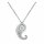Konplott - Paisley Silver - silver, antique silver, necklace pendant, long