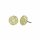 Konplott - Paisley Brass - brass, shiny brass, earring stud