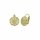 Konplott - Paisley Brass - brass, shiny brass, earring eurowire