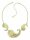 Konplott - Paisley Brass - brass, shiny brass, necklace