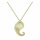 Konplott - Paisley Brass - brass, shiny brass, necklace pendant, long