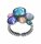 Konplott - Water Cascade - pink, antique silver, ring