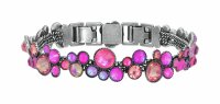 Konplott - Water Cascade - pink, antique silver, bracelet
