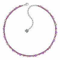 Konplott - Water Cascade - pink, antique silver, necklace