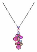 Konplott - Water Cascade - pink, antique silver, necklace...